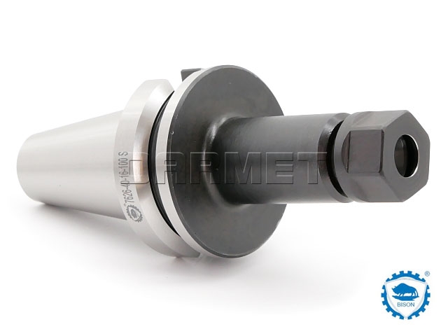 Oprawka zaciskowa do tulejek ER16 x 8 szt. - BT40 - 100MM - komplet - ZM KOLNO (Typ 7626-S KPL)