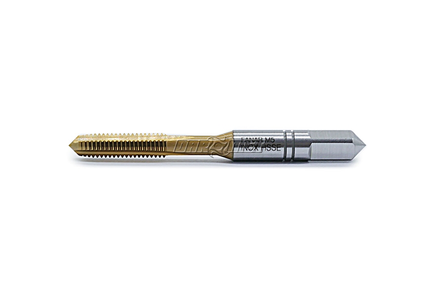 Gwintownik ręczny do gwintu metrycznego zwykłego M5 | komplet 3 szt. | DIN 352 | INOX | HSS-E | 6HX | TN2 - FANAR A2-235831-0050