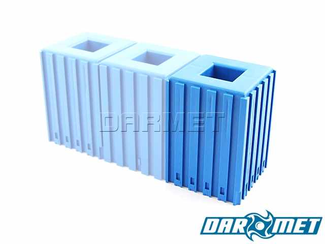 Stojak na noże tokarskie plastikowy |  20 x 20 mm | kolor niebieski (2310)