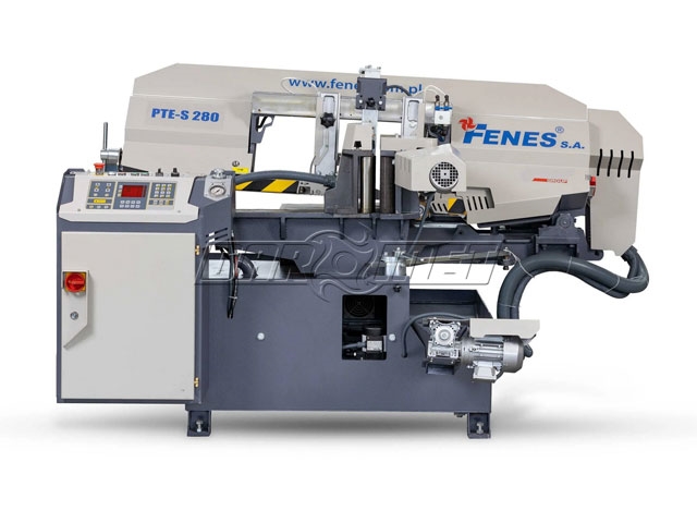 Przecinarka taśmowa automatyczna do metalu PTE-S 280 | 2,5 kW - FENES