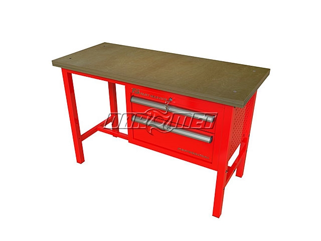 STÓŁ WARSZTATOWY Z SZAFKĄ - 1400x600 mm - FAST SERVICE (P-3-023-01)