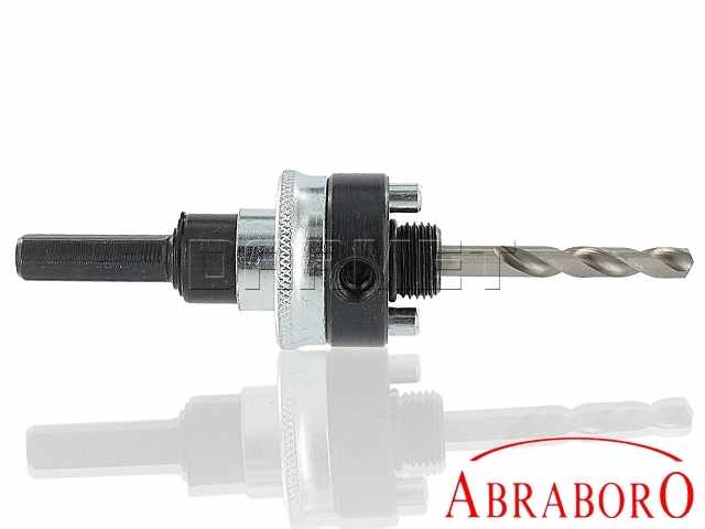 Uchwyt szybkomocujący do otwornic bi-metalowych hss o średnicach 32 - 152 mm, sześciokątny ZE 5 "Quick - Release" - Abraboro (AB30305000)
