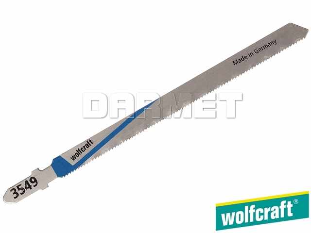 Brzeszczoty do wyrzynarek z trzpieniem "T", do metalu, głębokość cięcia: 1-3 mm - 2 sztuki - WOLFCRAFT (WF3549000)
