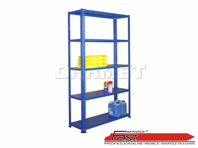 REGAŁ MAGAZYNOWY LEKKI 2500 x 950 x 500 (5 półek) - FAST SERVICE (R-1-05-06)