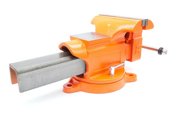 Imadło ślusarskie | szczęki ząbkowane 200 mm | z podstawą obrotową 360° - FORWARD 30808