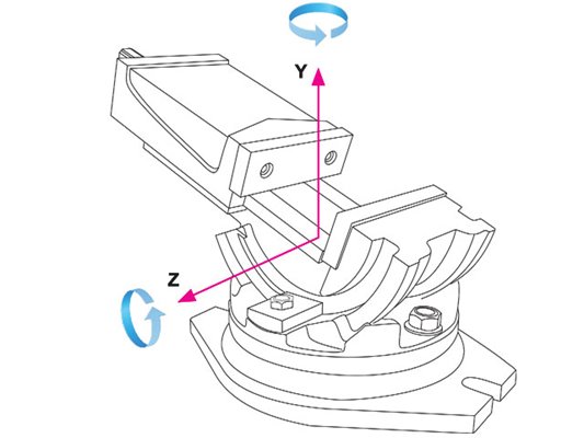 Imadło maszynowe uchylne kołyskowe 160 mm - FQU 160/125