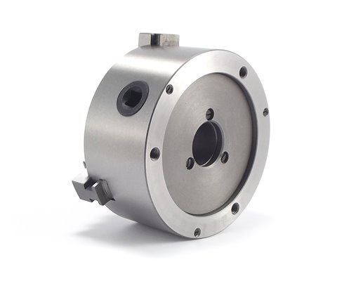 Uchwyt tokarski samocentrujący, żeliwny, 3 - szczękowy: 125MM - (DK11 - 125)