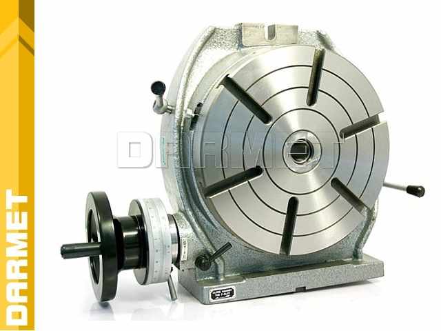 Stół obrotowy do frezarki, podziałowy (pion i poziom) 250 mm - DARMET TSL-250