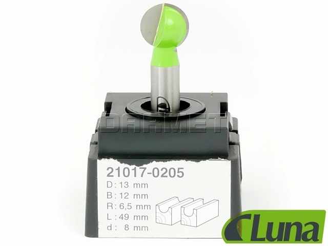 Frez kulisty R6,5 do drewna | 13 x 12 x 8 mm - LUNA (21017-0205)