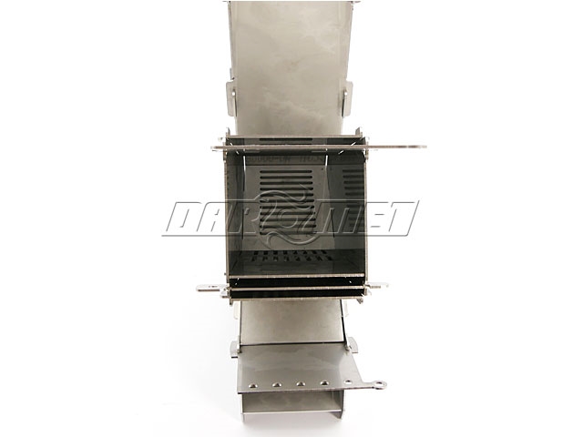 Piecyk kominek rakietowy survivalowy składana kuchenka polowa | 40 cm - DARMET