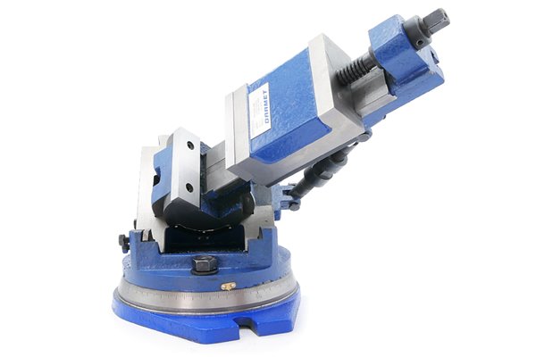 Imadło maszynowe pochylne kołyskowe 3-osiowe 105 mm - FZU 105/105