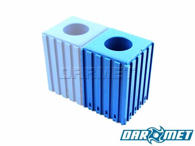 Stojak na narzędzia z chwytem walcowym | 25 mm | kolor niebieski (2011)