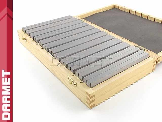 Bloczki równoległościenne | podkładki frezarskie 150 x 10 mm | zestaw 12 par |  PF 150/10 - 14/40x12 PB155-2