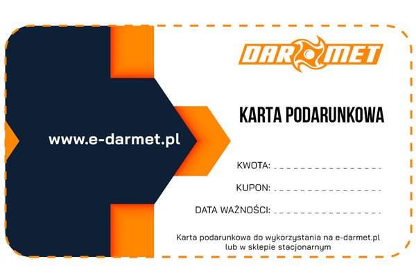 Karta podarunkowa Darmet o wartości 500 zł