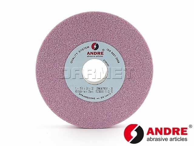 Kamień szlifierski 150 x 20 x 20 mm | ściernica płaska | typ 1 | CRA60K7VE01 - ANDRE 510842