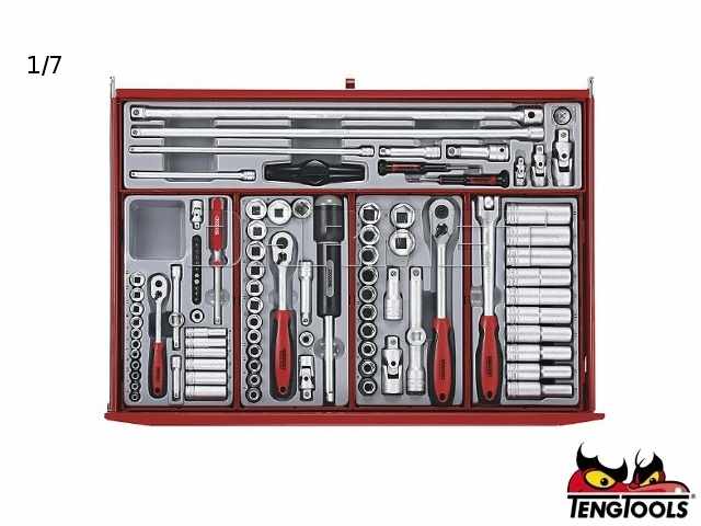 Zestaw narzędzi TCMM277SV - 277 elementów - TENGTOOLS (16784-0107)