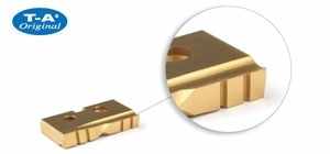 Płytki T-A 24,00mm, HSS super cobalt - Flat Bottom, pokrycie TiN, 2 sztuki - AMEC (151T-24-FB)