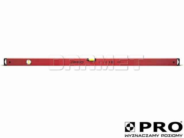 Poziomica 120CM ze wskaźnikami poziomu i pionu PRO600 ENDURANCE - PRO (3-01-01-A1-120)