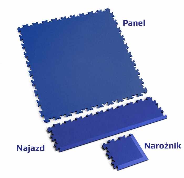 Podłoga Fortelock Industry 2020 - wzór skóra (Skin Blue)