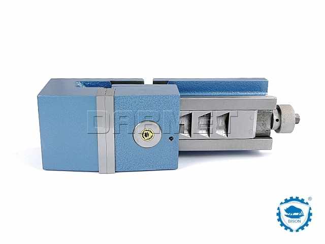 Imadło maszynowe z przestawną szczęką ruchomą 200 mm | Camlock | typ 6517-M200 - BISON-BIAL 326517180300