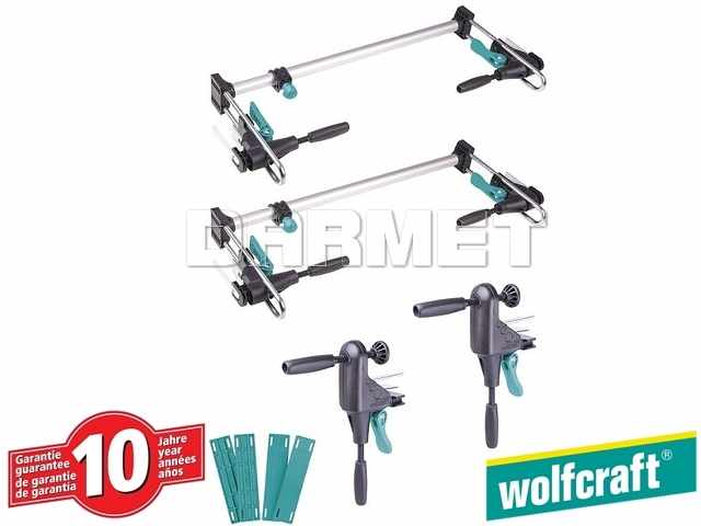 Rozpórki do montażu drzwi o szerokości 60 - 100 cm | zestaw - WOLFCRAFT WF3676000