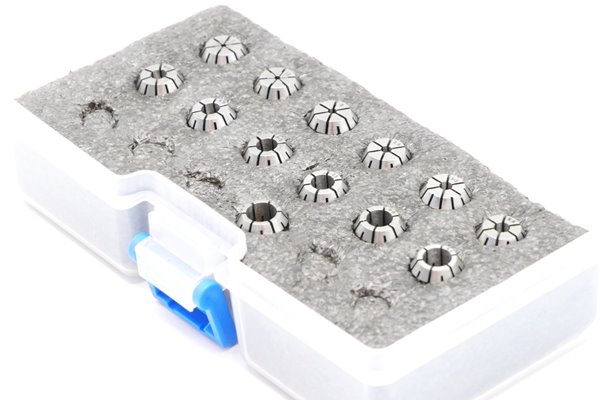 Zestaw tulejek zaciskowych ER11 | 13 sztuk | 1 - 7 mm | chwyt walcowy - DARMET