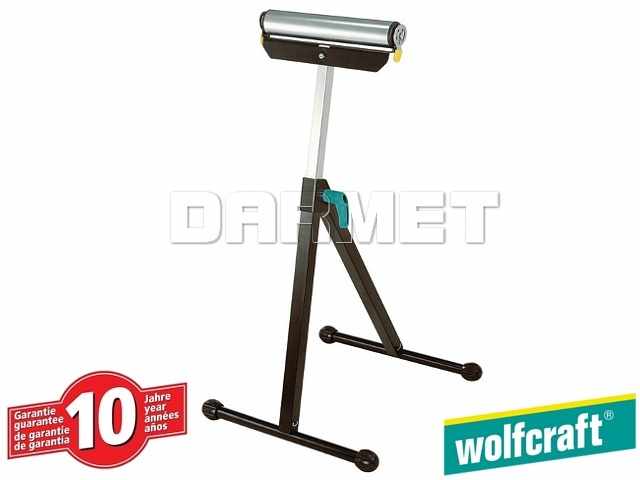 Stojak z rolką | podpora regulowana 64 - 100 cm - WOLFCRAFT (WF6119973)