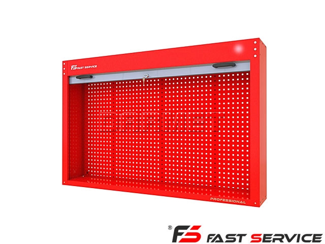 Gablota narzędziowa zamykana roletą żaluzją 100x155cm - FAST SERVICE (G157)