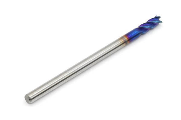 Frez 3 mm, 4-ostrzowy, BLUE, uniwersalny do 65 HRC, pełnowęglikowy VHM - DARMET 40308503B