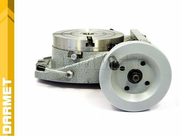 Stół obrotowy do frezarki, podziałowy (pion i poziom) 160 mm - DARMET TSL-160