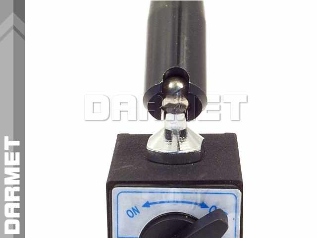 Statyw magnetyczny przegubowy hydrauliczny do czujnika zegarowego | długość 343 mm - Darmet (201)