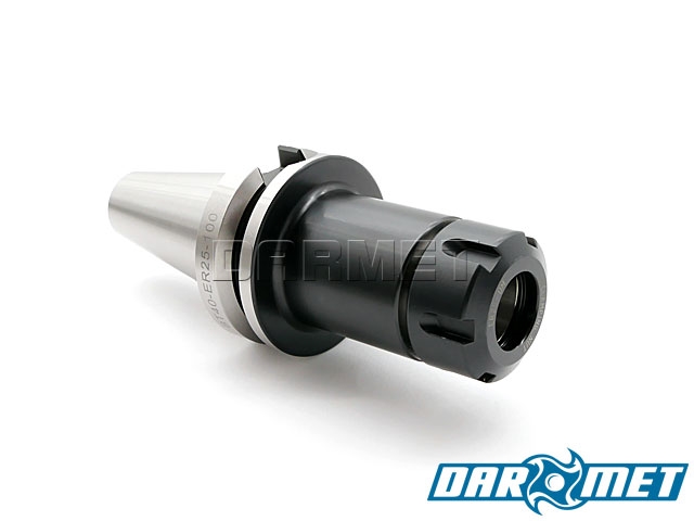 Oprawka zaciskowa do tulejek ER25 - BT40 | długość 100 mm - DARMET (DM-400)