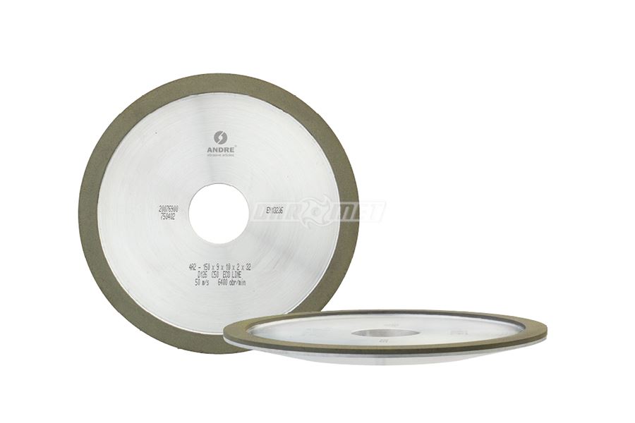 Ściernica diamentowa 125 x 7 x 10 x 2 x 20 mm | typ 4A2 | D126 C75 LBL2 - ANDRE 750472