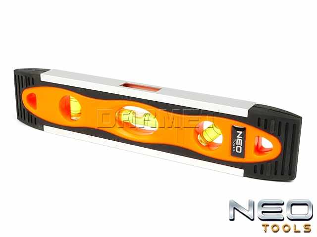 Poziomica Torpedo z magnetyczną podstawą | długość 23 cm - NEO TOOLS (71-000)
