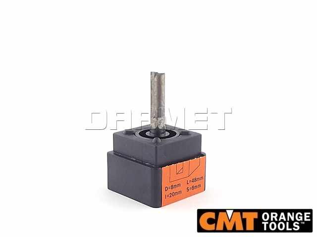 Frez prosty HM do drewna, średnica 8 mm, długość robocza 20 mm - CMT (911.080.11)