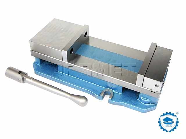 Imadło maszynowe z dociskiem szczęki 155 mm | typ 6523-155 - BISON-BIAL 326523160400