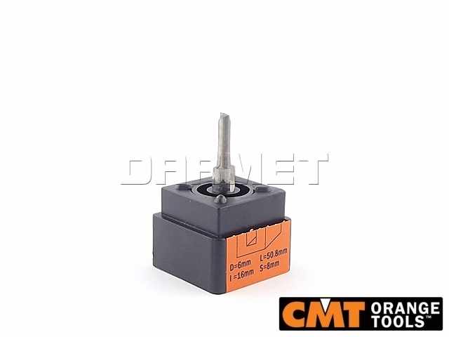 Frez prosty HM do drewna, średnica 6 mm, długość robocza 16 mm - CMT (911.060.11)