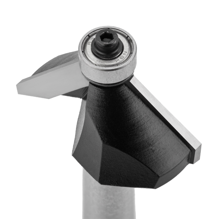 Frez do drewna CNC PREMIUM fazujący 45° z łożyskiem dolnym | Śr. robocza 35,5 mm | Dł. robocza 15,9 mm - GLOBUS (FT905-3508-0001)