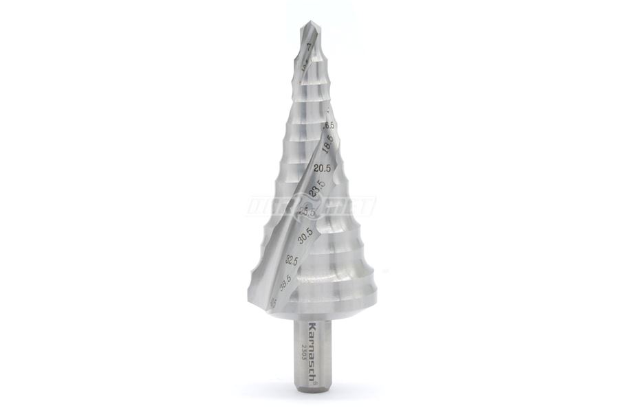 Wiertło stożkowe stopniowe | 7 - 40,5 mm | 2 ostrza | HSS-XE - KARNASCH (201451U)