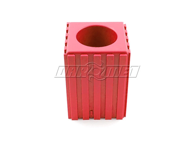 Stojak na narzędzia z chwytem walcowym | 32 mm | kolor czerwony (2057)