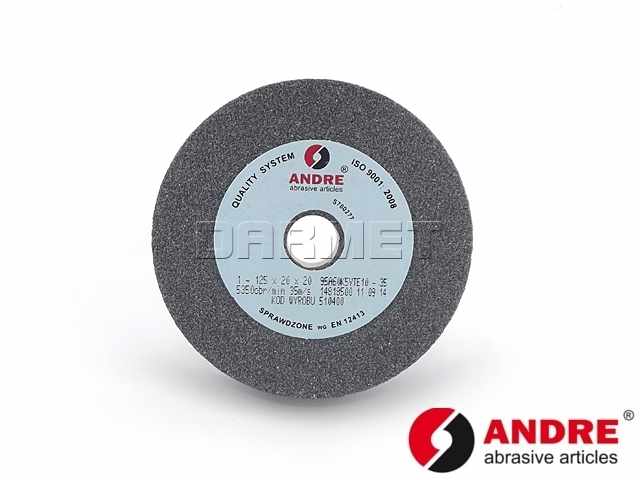 Kamień szlifierski 150 x 16 x 20 mm | ściernica płaska | typ 1 | 95A60K5VTE10 - ANDRE 510728
