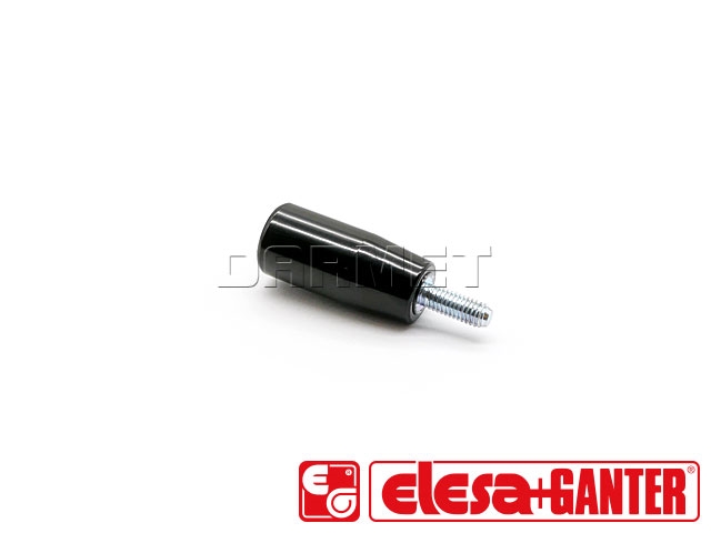 Rękojeść nieobrotowa plastikowa z gwintowanym trzpieniem I.280 P - ELESA+GANTER
