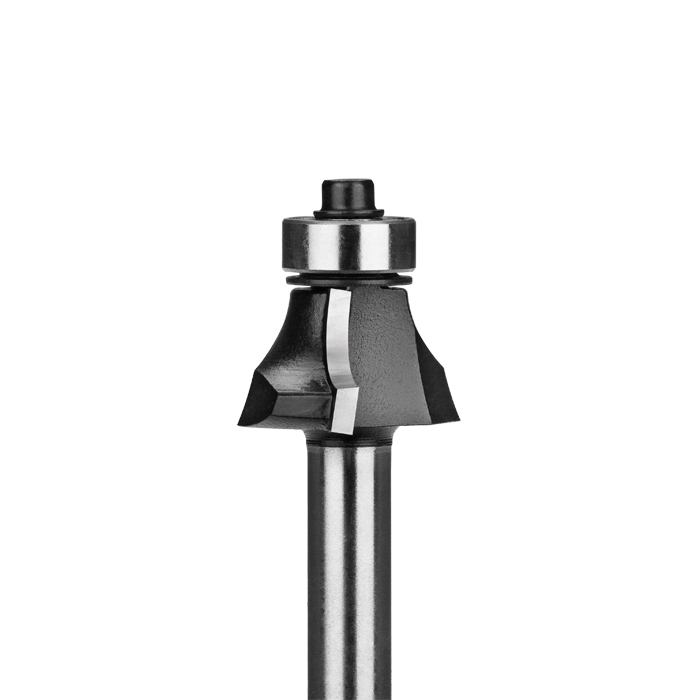 Frez do drewna zaokrąglający  R=2,4 CNC PREMIUM | Z łożyskiem dolnym | Śr. robocza 14,3 mm | Dł. robocza 5,4 mm - GLOBUS (FT910-1408-0001)