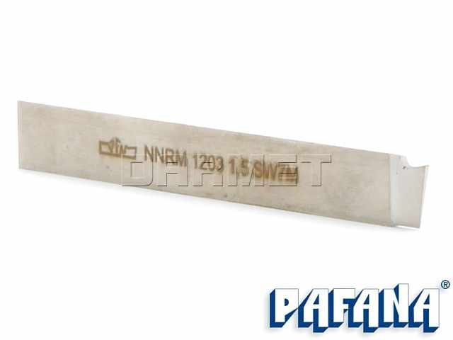Nóż tokarski NNRm | obcinak oprawkowy prawy ze stali szybkotnącej HSS | wielkość 12 x 3 x 1,5 mm - PAFANA