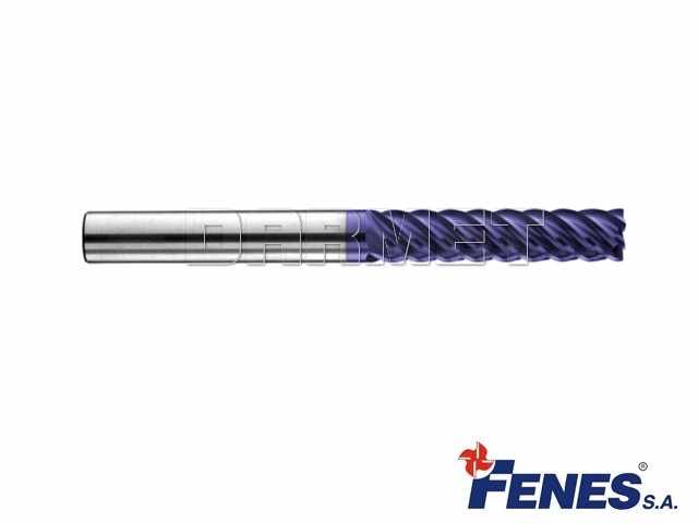 Frez 10 mm do obróbki materiałów trudnoskrawalnych HARRDEN-314, VHM TiAIN - FENES 0641-512-735-455