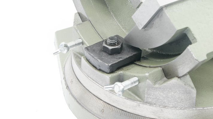 Imadło maszynowe uchylne kołyskowe 160 mm - FQU 160/125