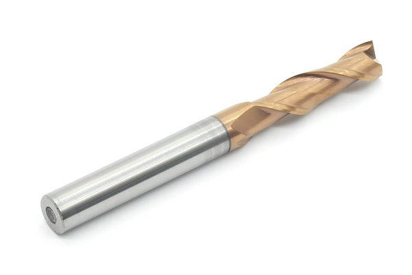 Frez 2-ostrzowy 10 mm | uniwersalny do 55 HRC | Gold | pełnowęglikowy VHM - DARMET 2103010010G