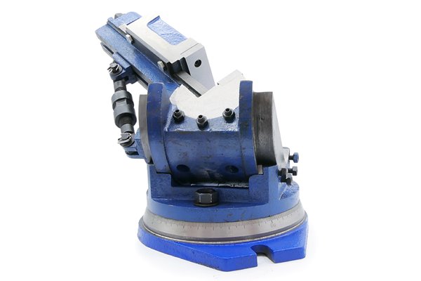 Imadło maszynowe pochylne kołyskowe 3-osiowe 105 mm - FZU 105/105