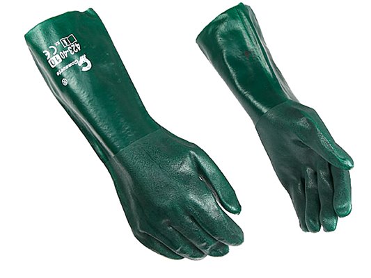 Rękawice ochronne PCV zielone, rozmiar 10, 423-40 - Consorte