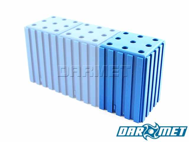 Stojak na narzędzia z chwytem walcowym | 5 mm | kolor niebieski (2002)